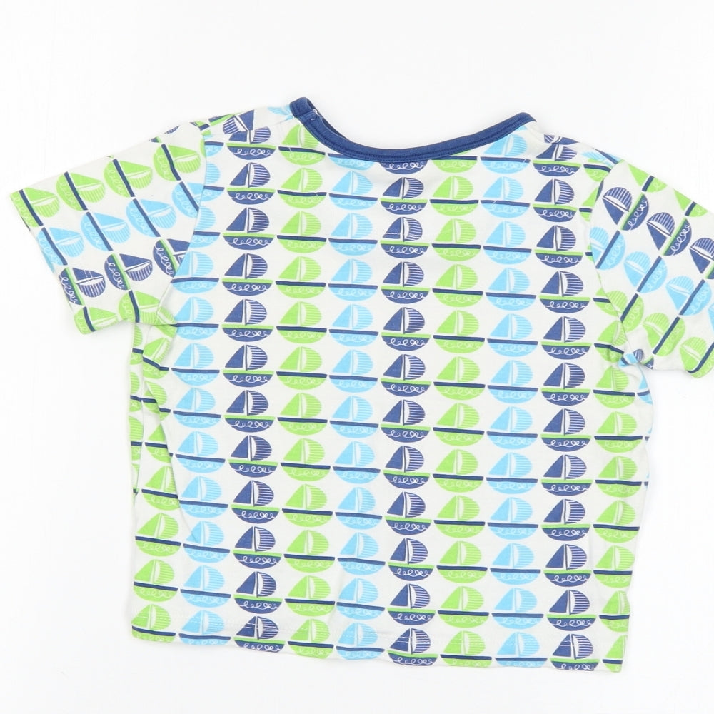 Mini Club Baby White   Basic T-Shirt Size 18-24 Months