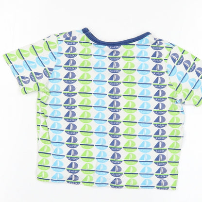 Mini Club Baby White   Basic T-Shirt Size 18-24 Months