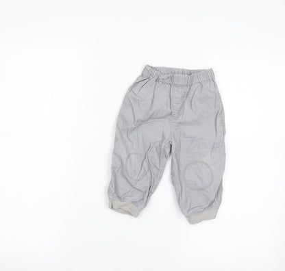 George Baby Grey   Jogger Trousers Size 9-12 Months