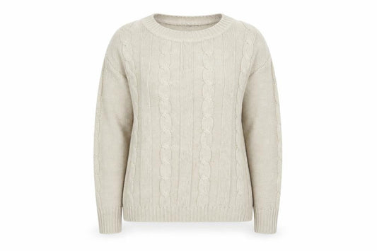 Womens UK Size S RESERVED Beige Pullover Jumper