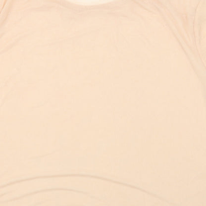 Womens UK Size 8 Missguided Pink Basic T-Shirt
