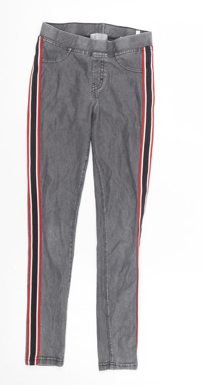 H&M Girls Grey  Denim Jegging Jeans Size 10 Years