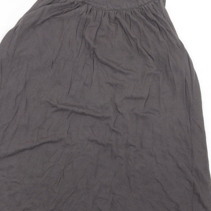 Womens UK Size 10 Monsoon Brown Basic Tank
