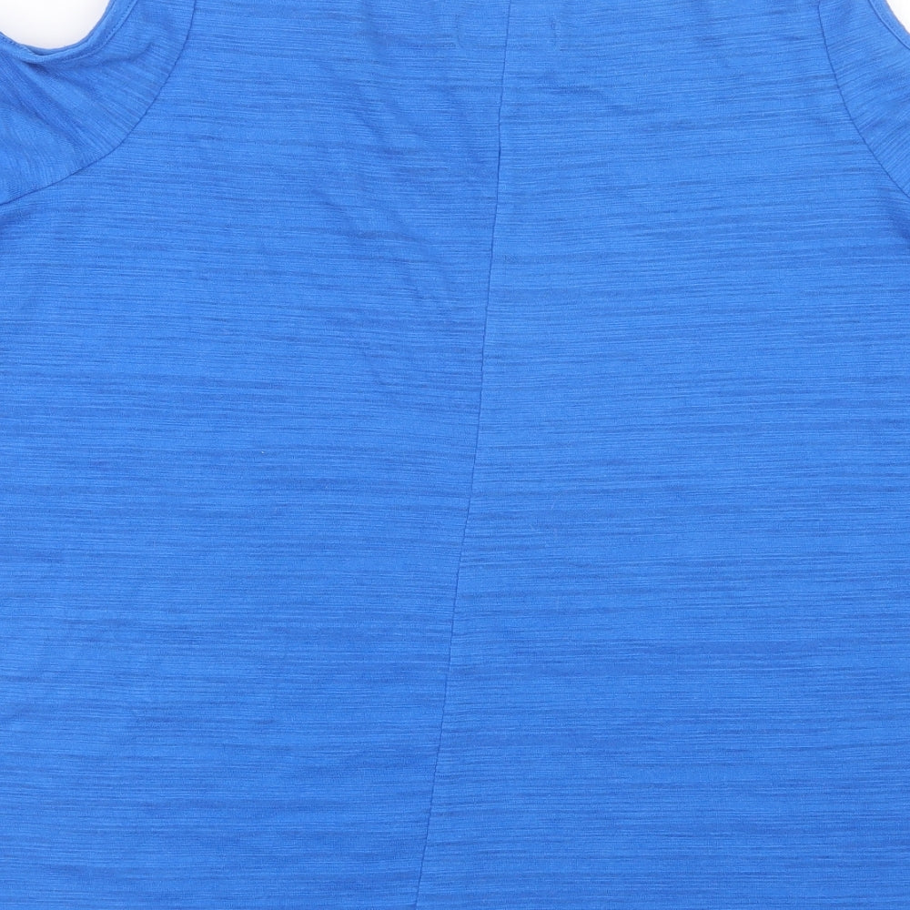 Papaya Womens Blue   Tunic Blouse Size 10