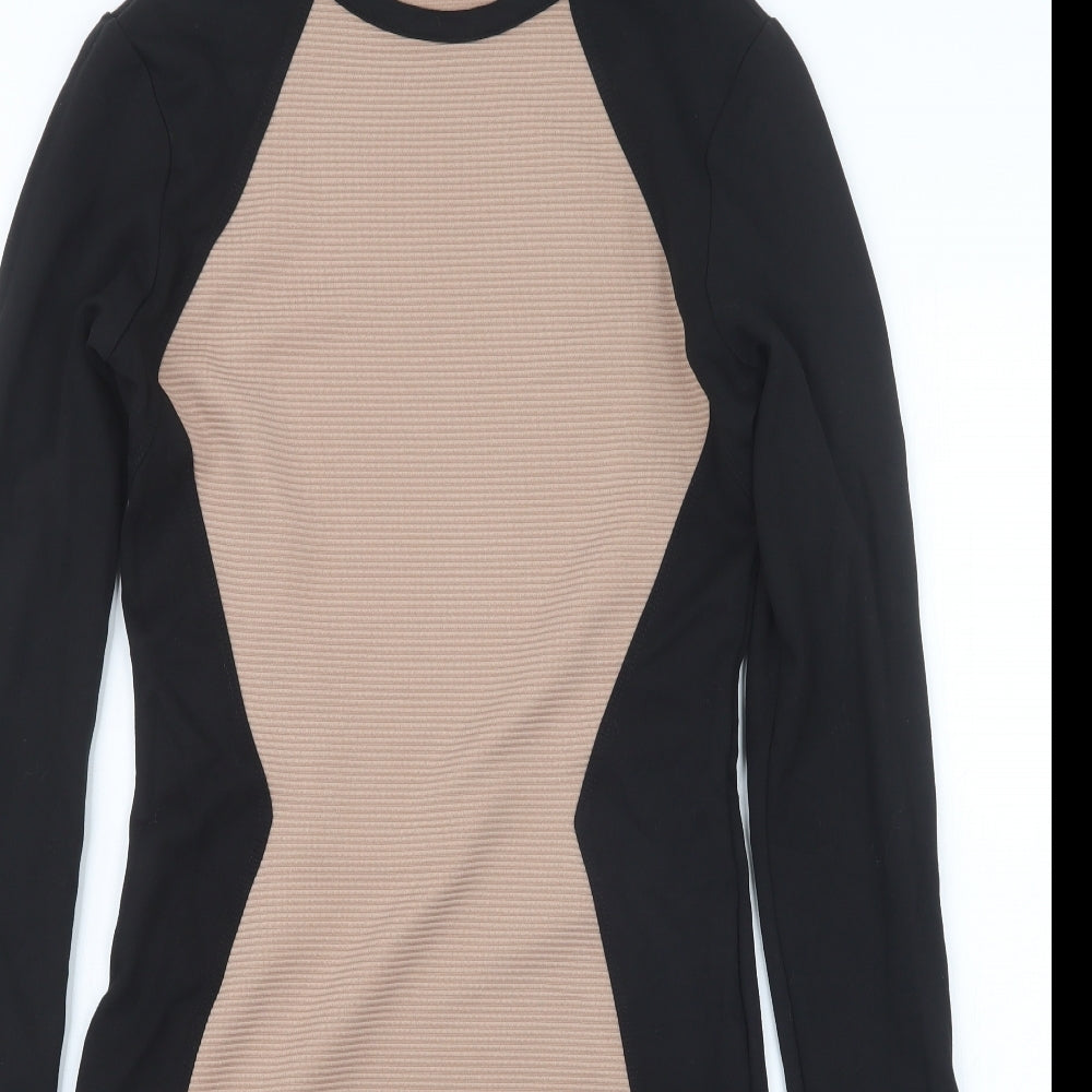Divided by H&M Womens Black   T-Shirt Dress  Size 10