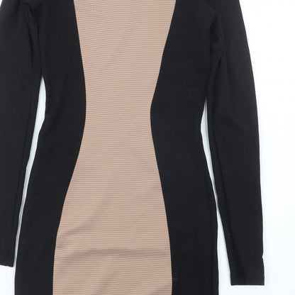 Divided by H&M Womens Black   T-Shirt Dress  Size 10