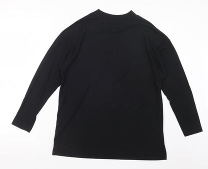 Womens UK Size 10 TU Black Basic T-Shirt