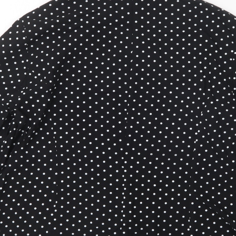 Peacocks Womens Black Polka Dot  Jacket  Size 12