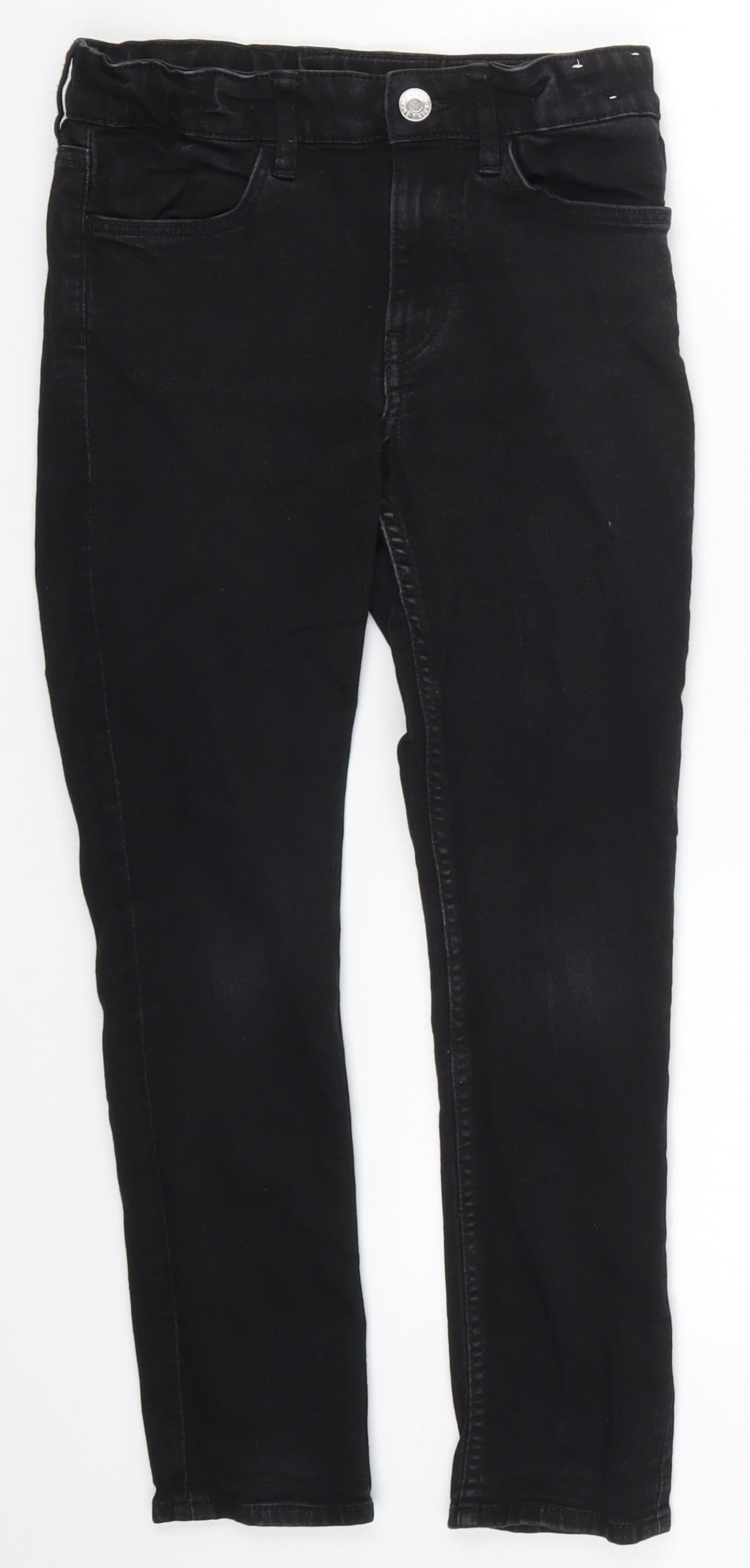 H&M Girls Black  Denim Skinny Jeans Size 10 Years