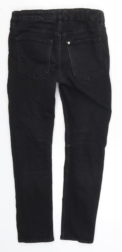 H&M Girls Black  Denim Skinny Jeans Size 10 Years