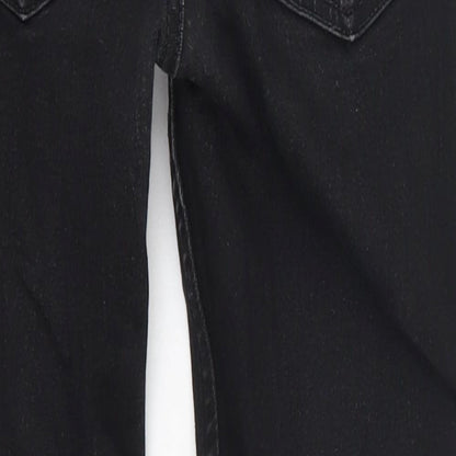 H&M Girls Black  Denim Skinny Jeans Size 10 Years