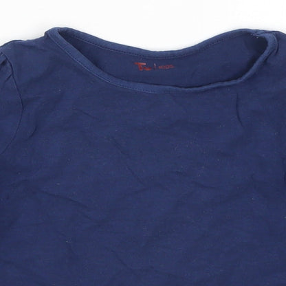 TU Boys Blue   Basic T-Shirt Size 4 Years