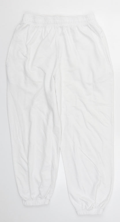 Jetty Womens White   Sweatpants Trousers Size M L26 in