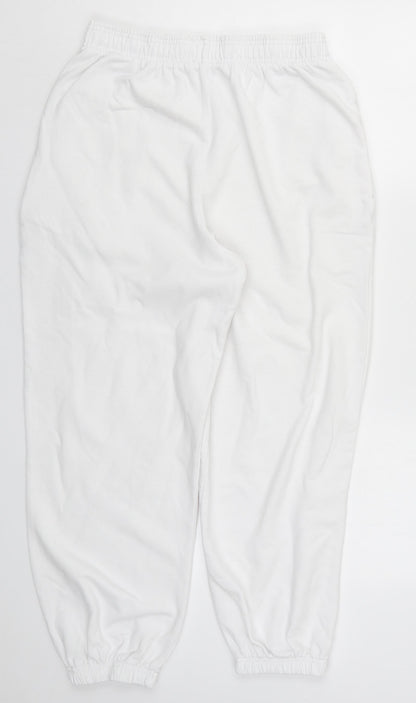 Jetty Womens White   Sweatpants Trousers Size M L26 in