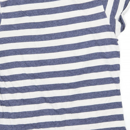 Primark Womens Blue Striped  Top Pyjama Top Size 10  - Hey Ho Hey Ho It's Off to Bed I Go? 7 Dwarves