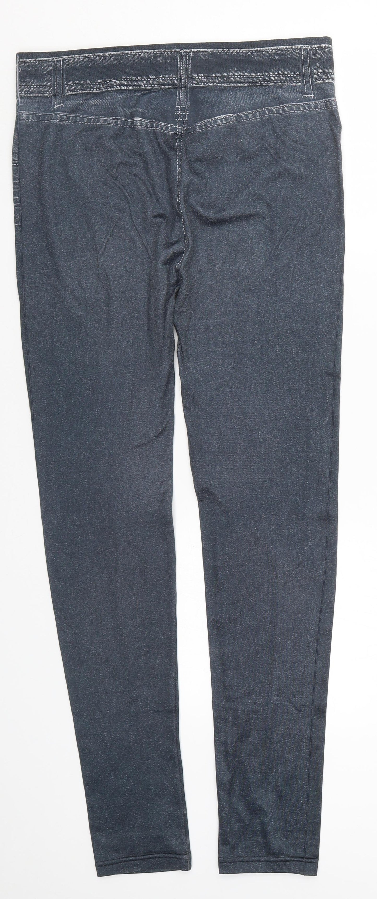 Trim & Slim Womens Blue   Carrot Leggings Size 30 in L28 in