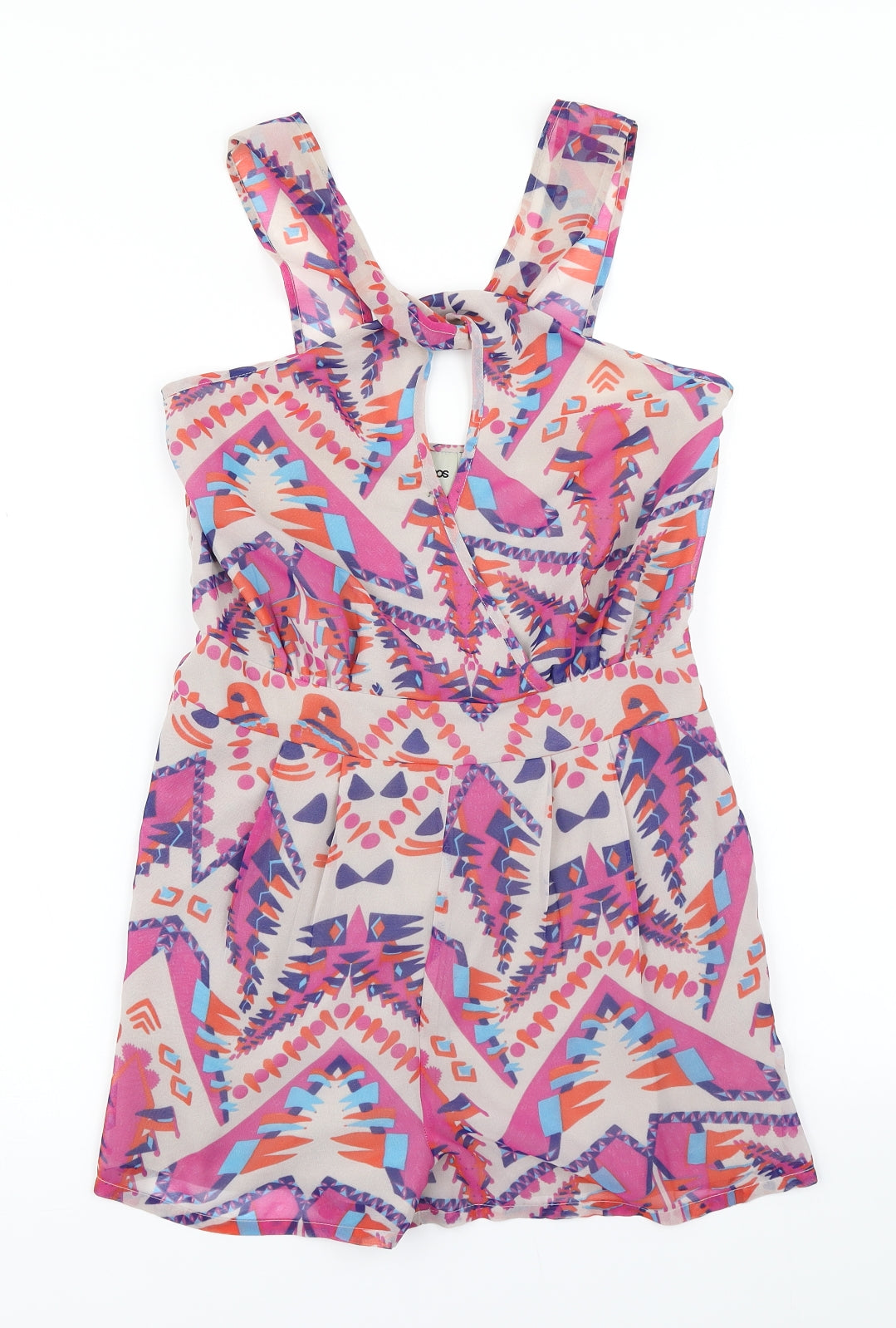 Womens UK Size 8 ASOS One-Piece Pink Playsuit