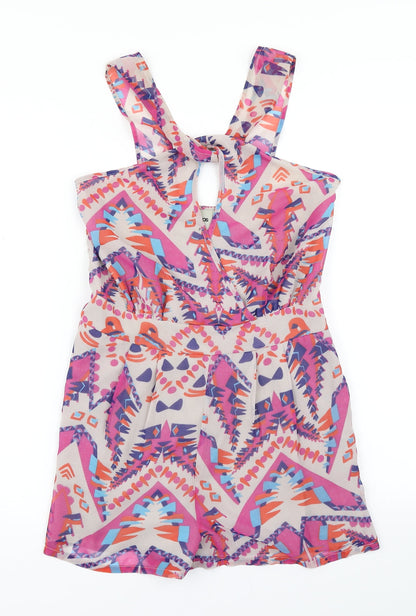 Womens UK Size 8 ASOS One-Piece Pink Playsuit