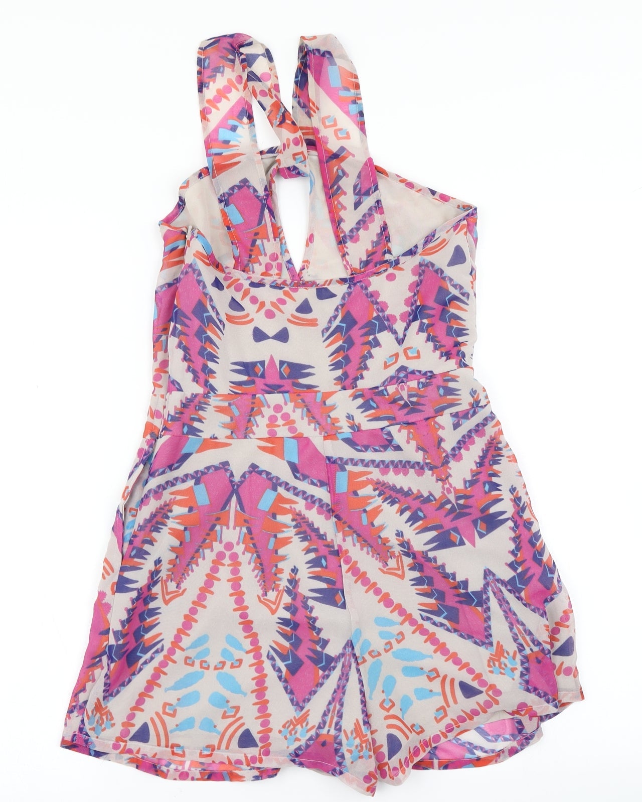 Womens UK Size 8 ASOS One-Piece Pink Playsuit