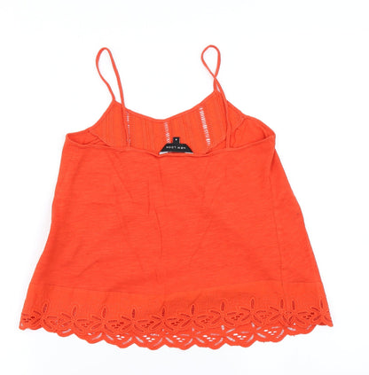 Womens UK Size 6 New Look Orange Camisole T-Shirt