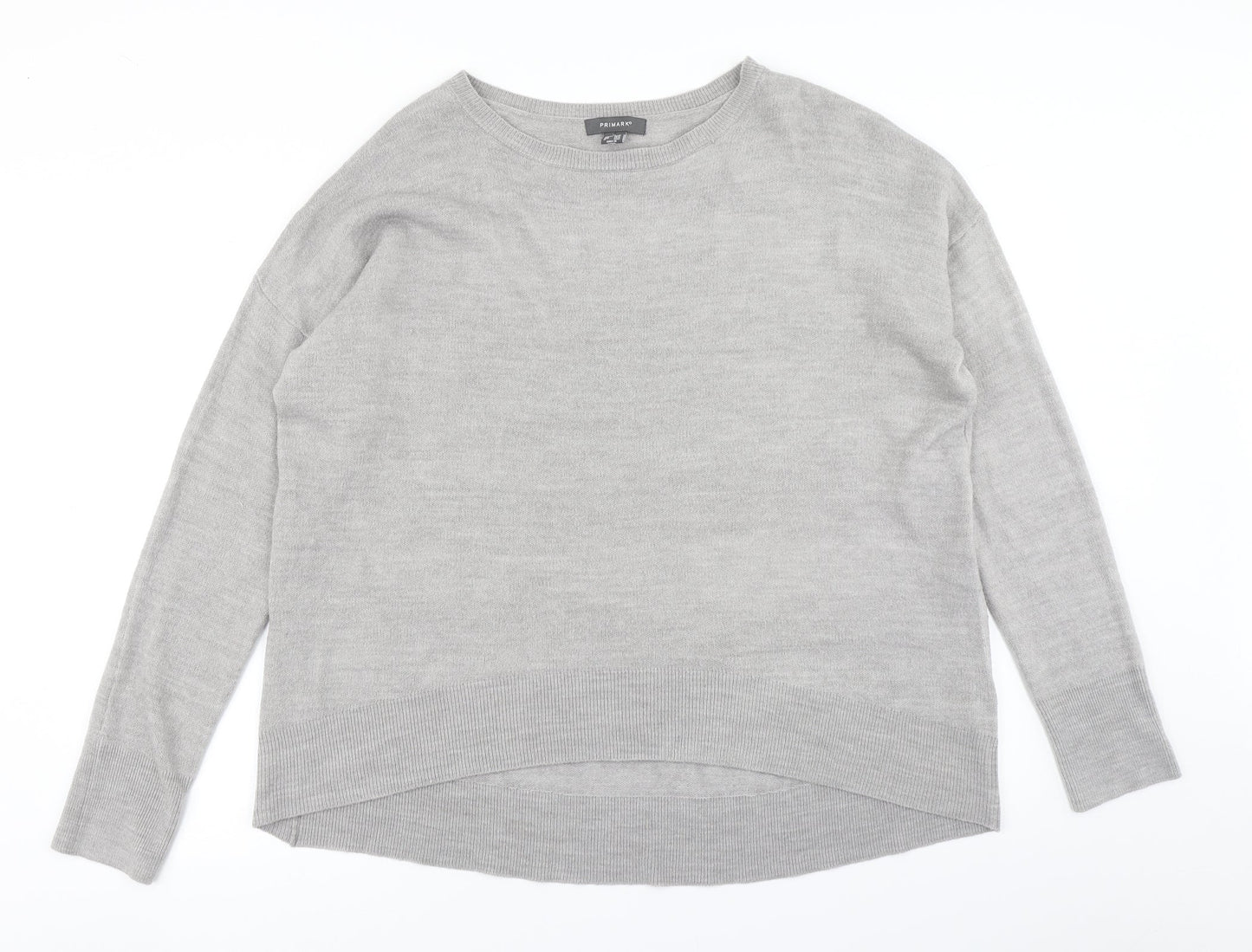 Primark Womens Grey  Knit Pullover Jumper Size XL