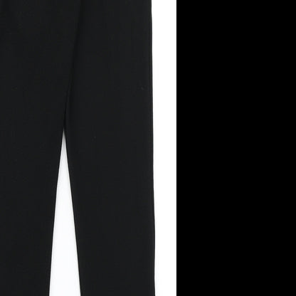 Womens UK Size 6 PRETTYLITTLETHING Regular Fit Dress Pants Black Trousers