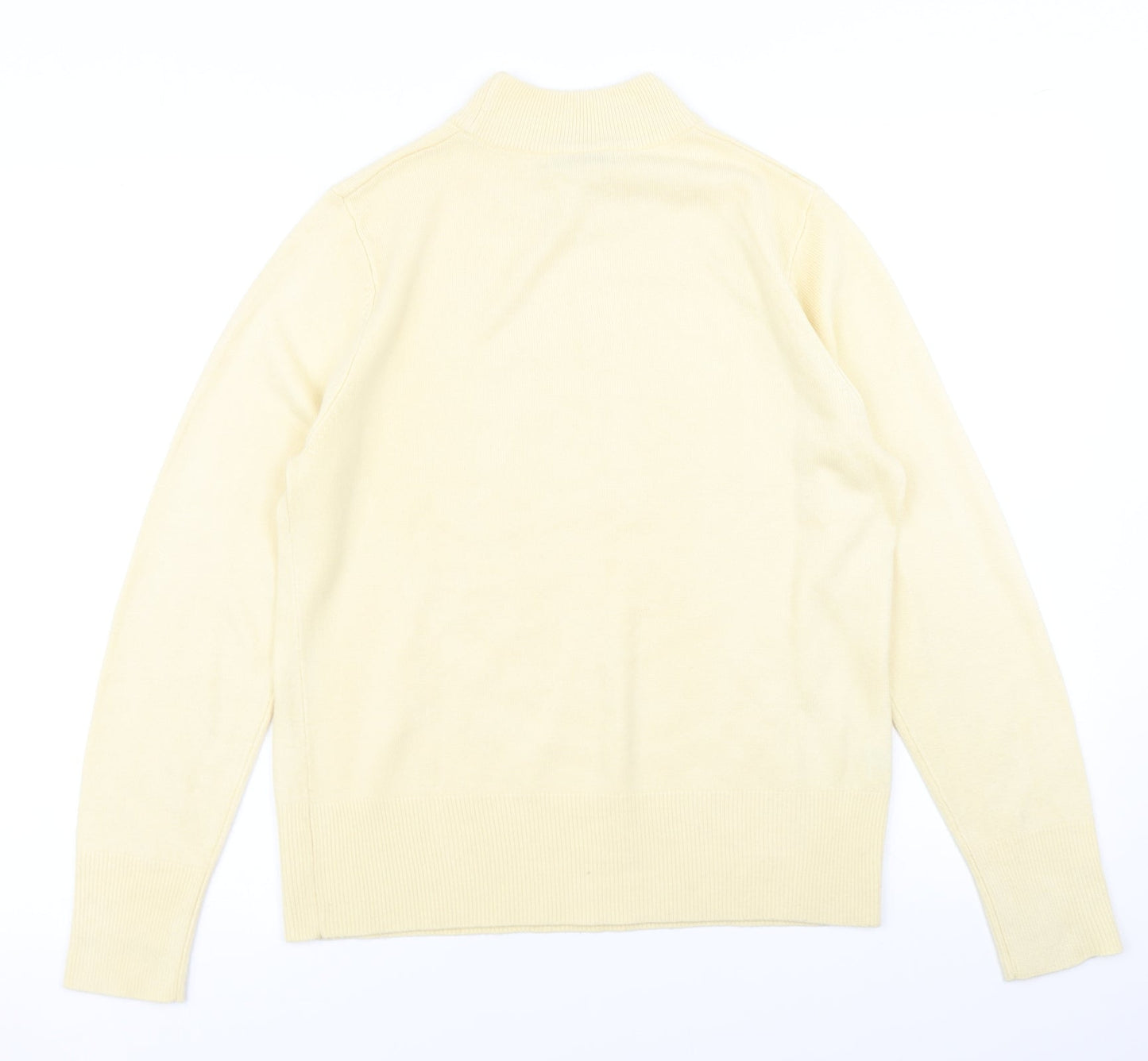 Womens UK Size 12 Papaya Yellow Pullover Jumper