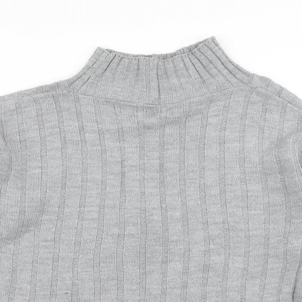 Womens UK Size S Preworn Grey Pullover Jumper