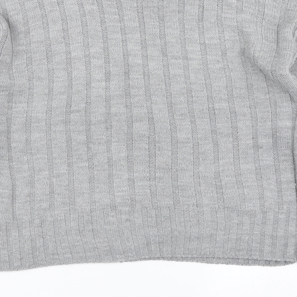 Womens UK Size S Preworn Grey Pullover Jumper