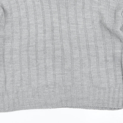 Womens UK Size S Preworn Grey Pullover Jumper