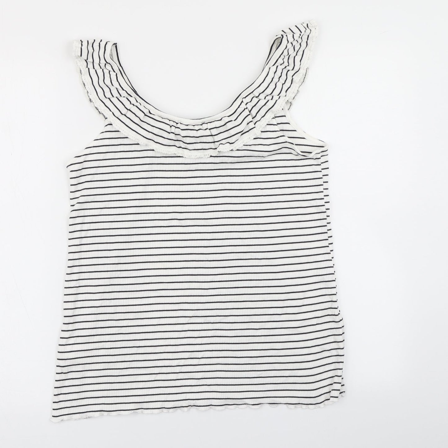 Womens UK Size 16 Dorothy Perkins White Basic T-Shirt