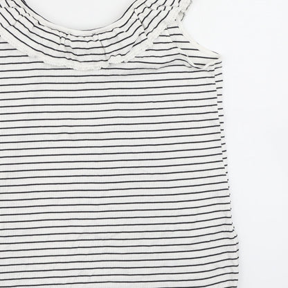 Womens UK Size 16 Dorothy Perkins White Basic T-Shirt