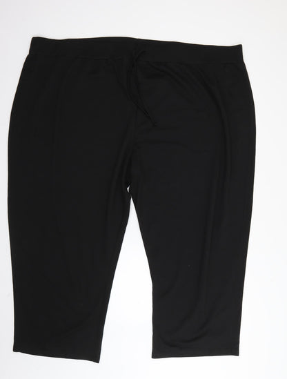 pretty secrets Mens Black   Jogger Trousers Size 38 L25 in