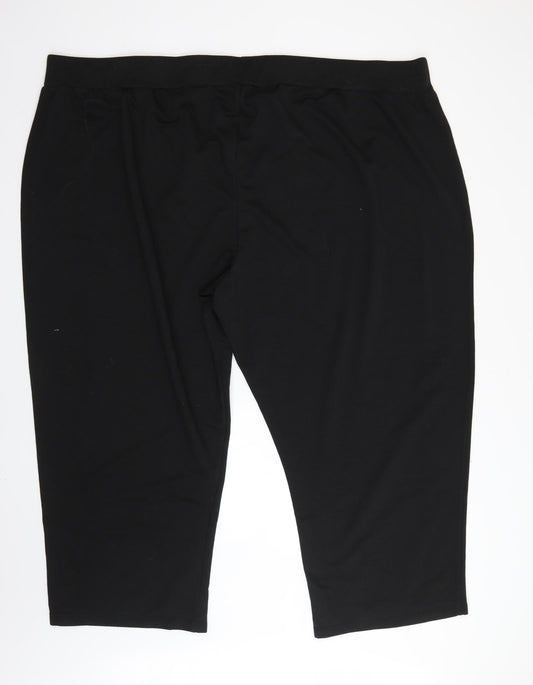 pretty secrets Mens Black   Jogger Trousers Size 38 L25 in