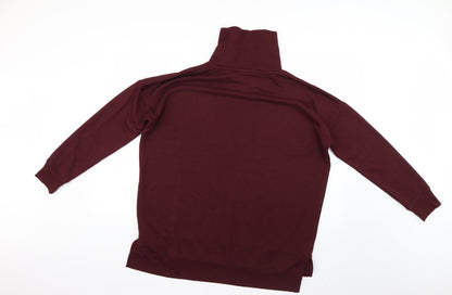 Womens UK Size M Matalan Red Pullover Jumper