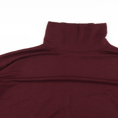 Womens UK Size M Matalan Red Pullover Jumper