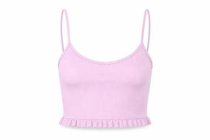 Womens UK Size 8 PRETTYLITTLETHING Purple Basic Tank