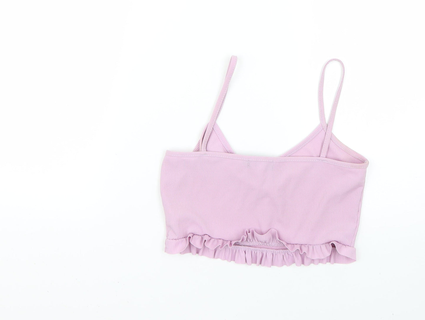 Womens UK Size 8 PRETTYLITTLETHING Purple Basic Tank