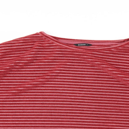 Womens UK Size 16 Roman Red Pullover Jumper