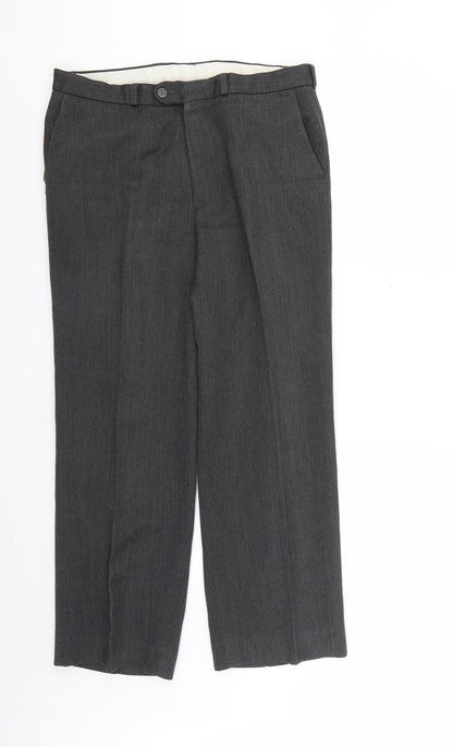 st michael Mens Grey   Trousers  Size 34 L27 in