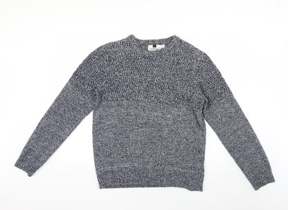 Topman Mens Blue   Pullover Jumper Size M