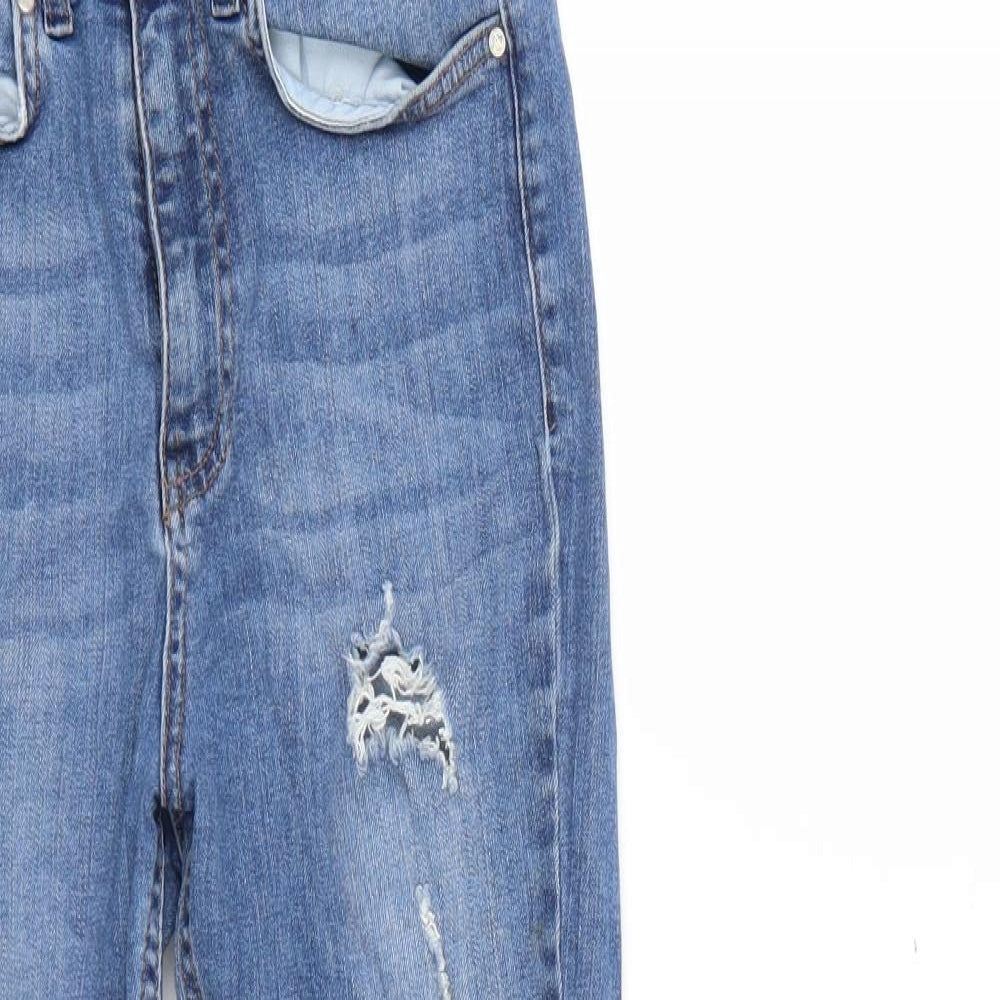 Missguided Womens Blue   Skinny Jeans Size 6 L24 in