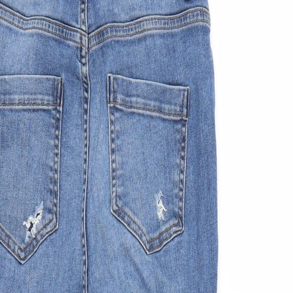 Missguided Womens Blue   Skinny Jeans Size 6 L24 in