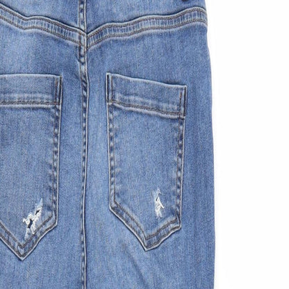 Missguided Womens Blue   Skinny Jeans Size 6 L24 in