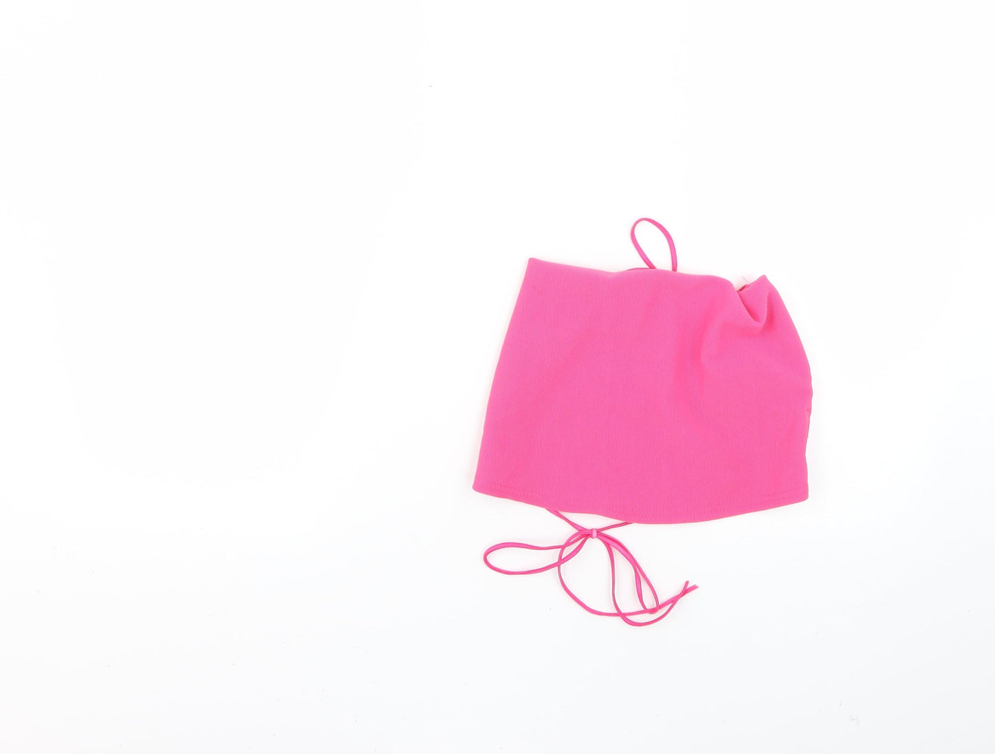 Womens UK Size 10 PRETTYLITTLETHING Pink Basic Blouse