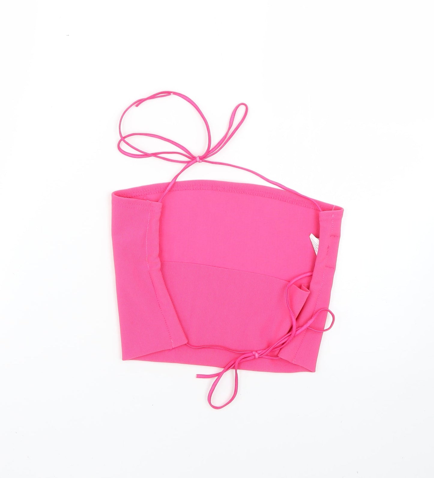 Womens UK Size 10 PRETTYLITTLETHING Pink Basic Blouse