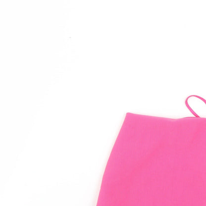Womens UK Size 10 PRETTYLITTLETHING Pink Basic Blouse