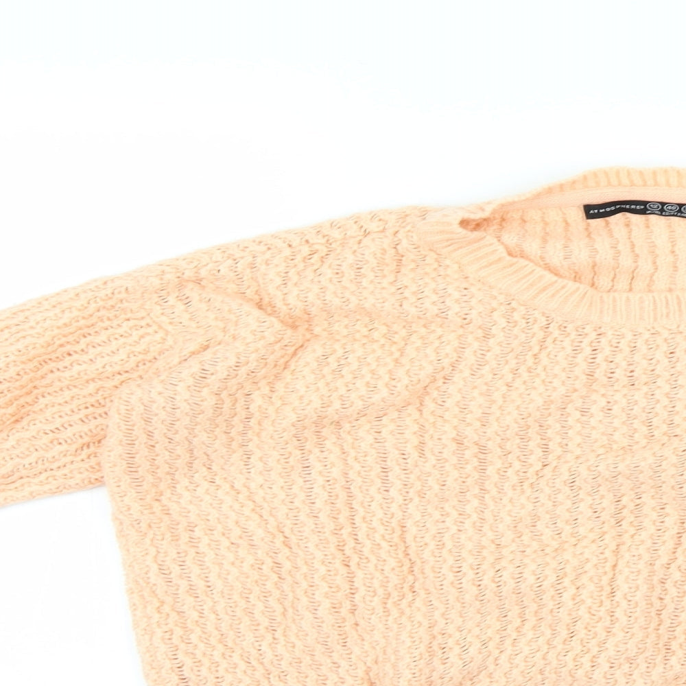 Womens UK Size 12 Atmosphere Orange Pullover Jumper