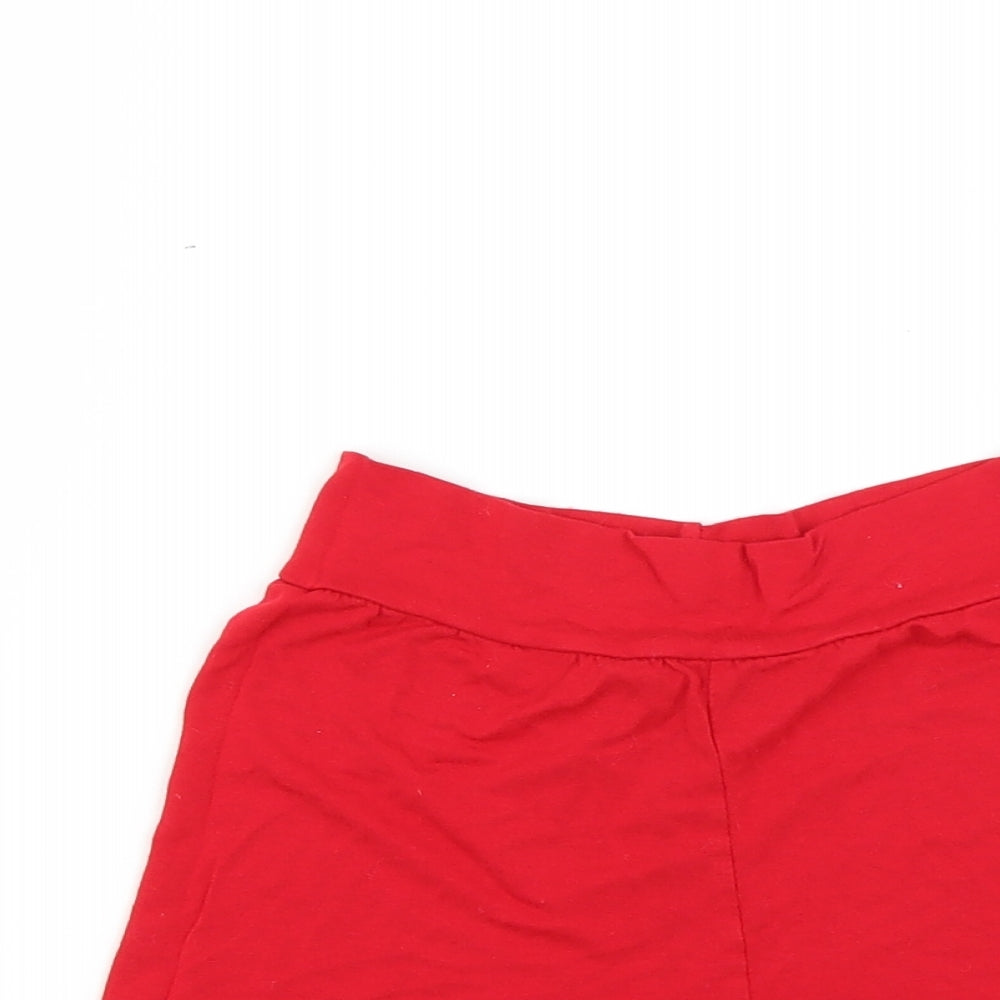 PRETTYLITTLETHING Womens Red   Hot Pants Shorts Size 8