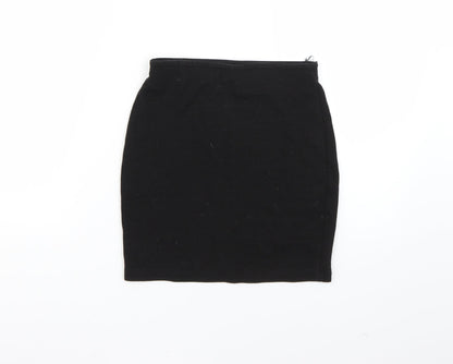 top class Girls Black   Mini Skirt Size 11-12 Years